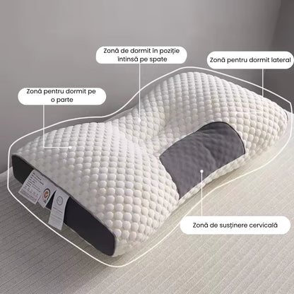 OFERTĂ 2X1 | CorporeFlex – Pernă Cervicală 3D