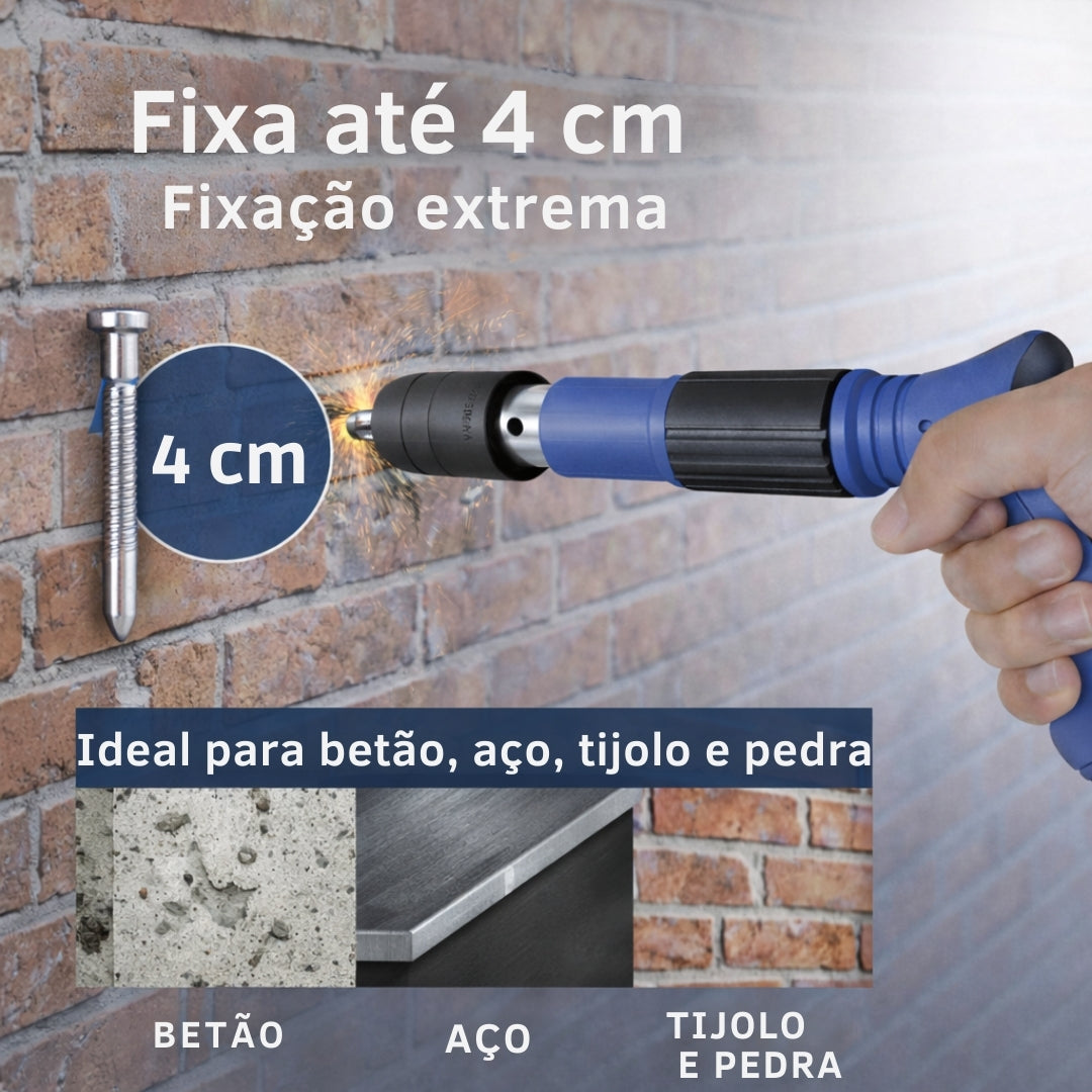 InstantFIX - Pistola de Pregos com 60 Pregos + Acessórios de OFERTA 🎁