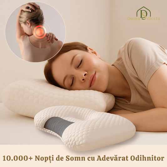 OFERTĂ 2X1 | CorporeFlex – Pernă Cervicală 3D